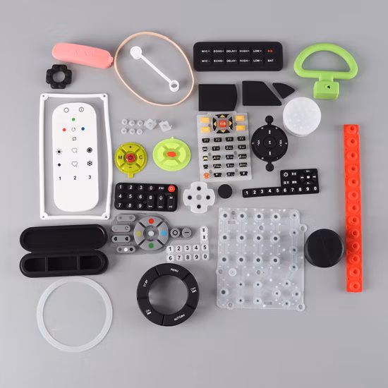 Botões de borracha de silicone moldados personalizados condutores, botão, botão único