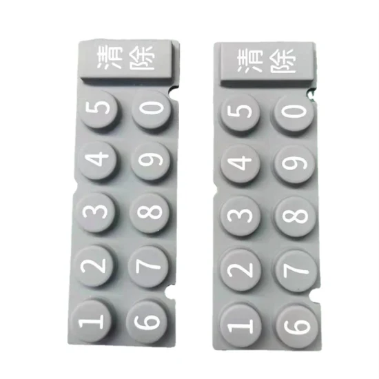 Botões de silicone personalizados para eletrodomésticos